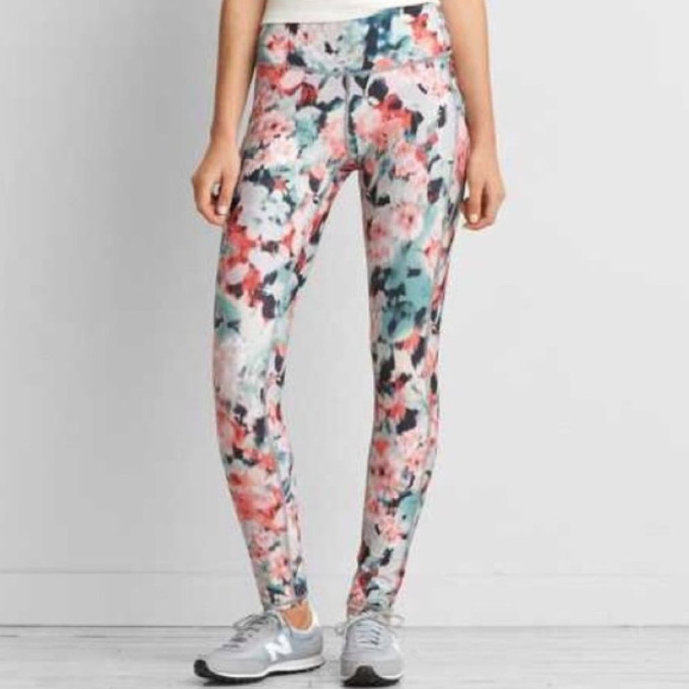 American Eagle Floral Hi-Rise Leggings XS